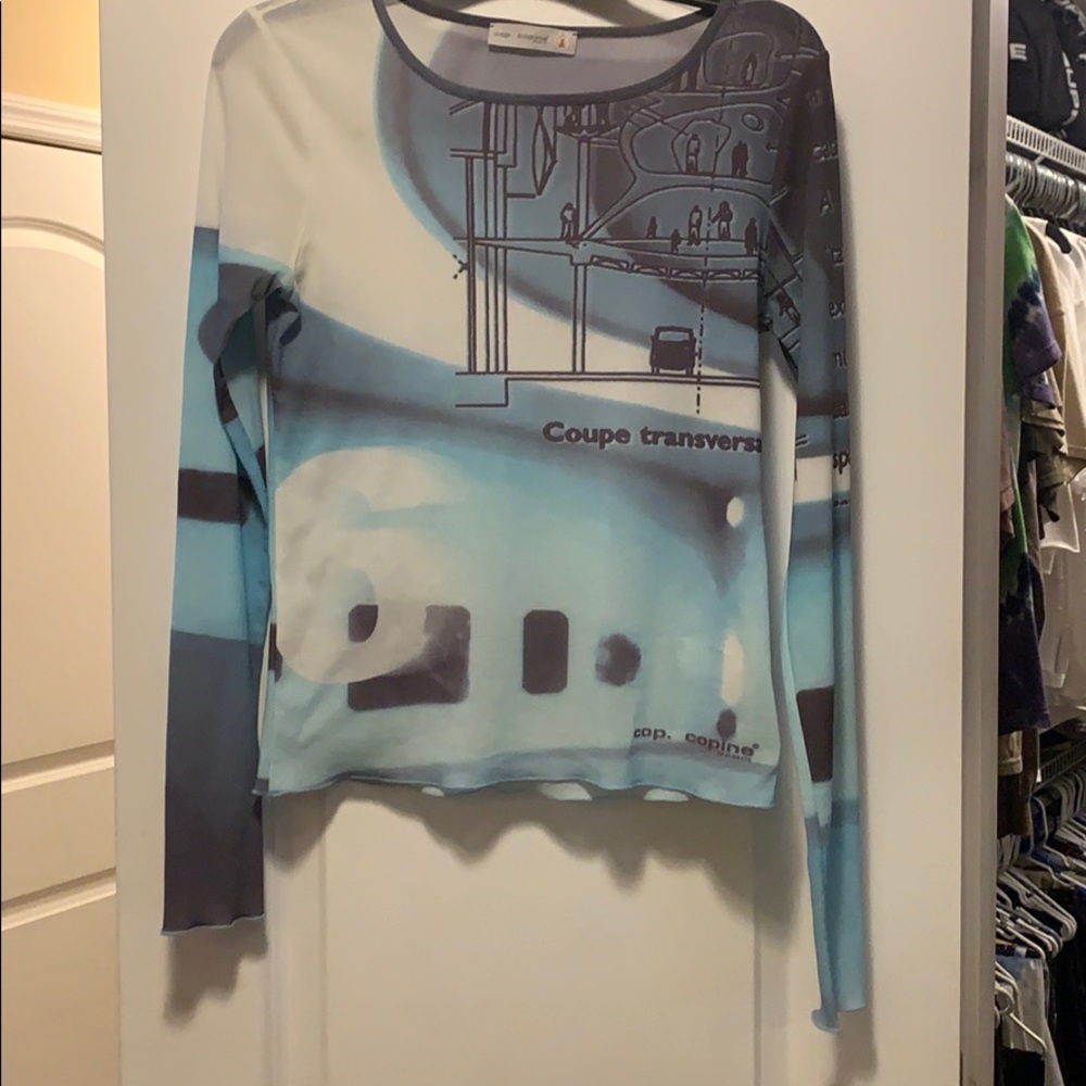 Rare Cop Copine mesh top from the 90s/00s